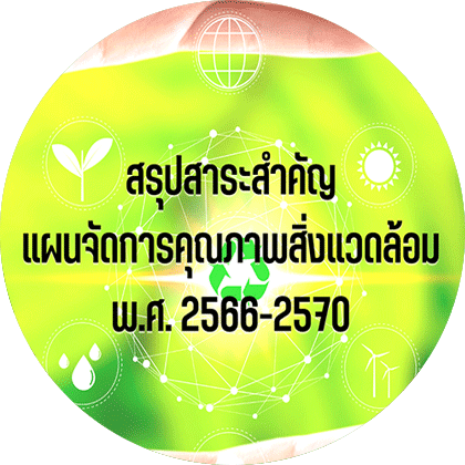 สรุปสาระสำคัญแผนจัดการคุณภาพสิ่งแวดล้อม พ.ศ. 2566 – 2570