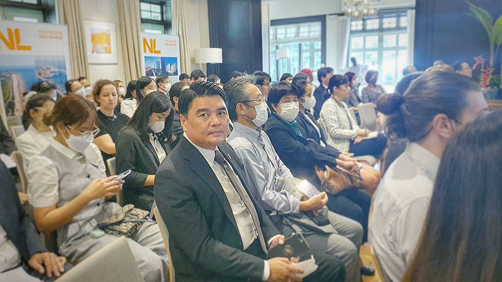 นายจิรวัฒน์ ระติสุนทร รองเลขาธิการ สำนักงานนโยบายแลแผนทรัพยากรธรรมชาติและสิ่งแวดล้อม เข้าร่วมงาน Joint Briefing: “UN 2023 Water Conference: Let’s take water action!”