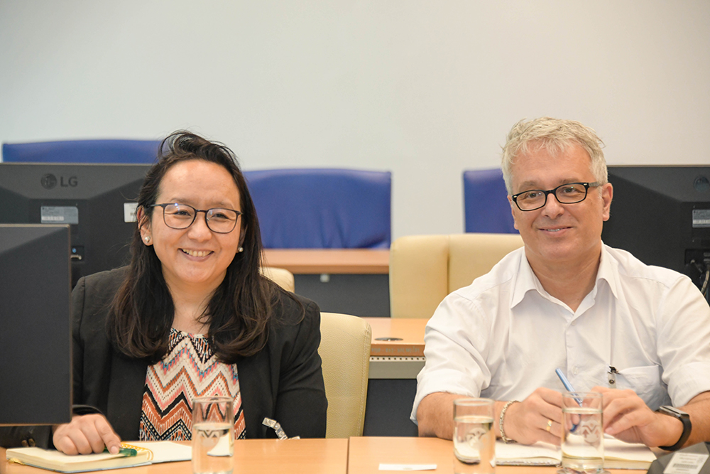 Ms.Bentita Gurung ที่เพิ่งเข้ารับตำแหน่ง UNFCCC RCC Bangkok Regional Lead และคณะที่มาเข้าเยี่ยมคารวะผู้บริหาร สผ.