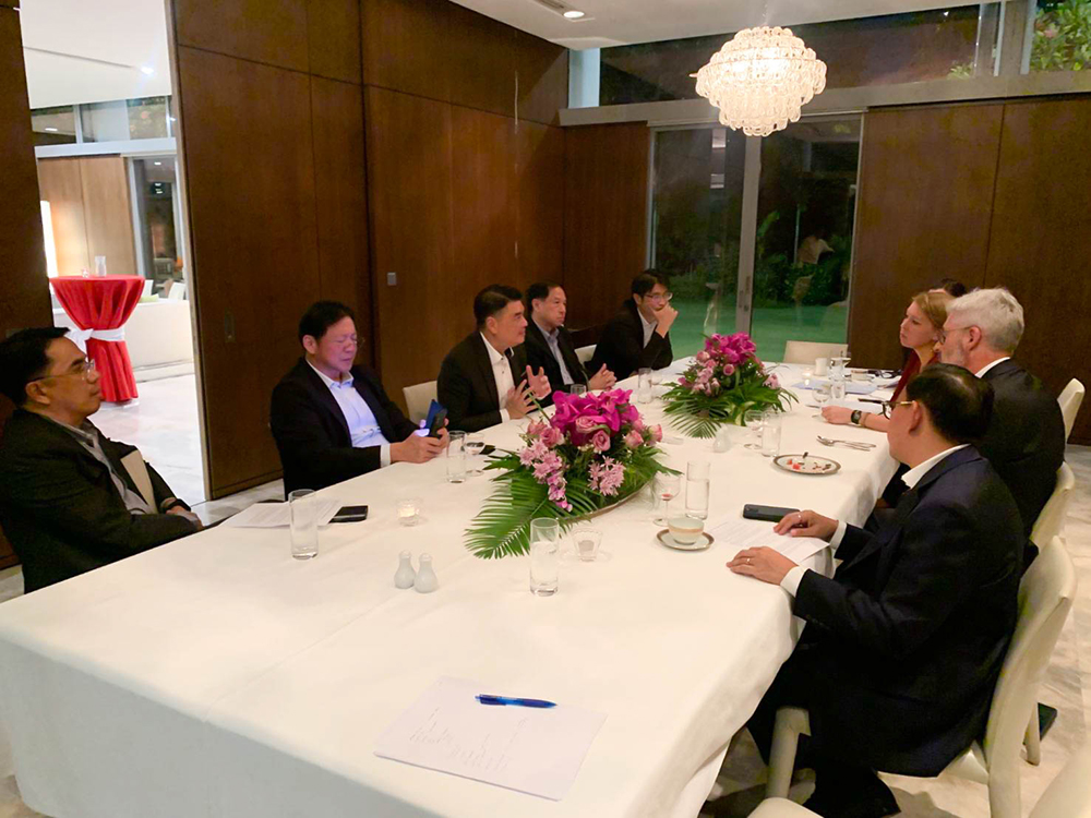 ภาพบรรยากาศของการเข้าร่วมหารือ ณ สถานเอกอัครราชทูตสวิตเซอร์แลนด์ ภาพบรรยากาศของการเข้าร่วมหารือ ณ สถานเอกอัครราชทูตสวิตเซอร์แลนด์