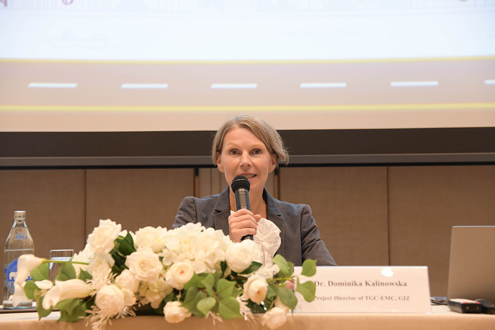 Dr.Dominika Kalinowska ผู้อำนวยการโครงการ TGC-EMC, GIZ Dr.Dominika Kalinowska ผู้อำนวยการโครงการ TGC-EMC, GIZ