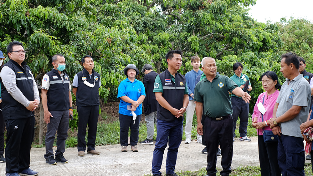 ผู้ตรวจราชการกระทรวงทรัพยากรธรรมชาติและสิ่งแวดล้อมลงพื้นที่เพื่อตรวจติดตามโครงการส่งเสริมเครือข่าย ทสม. .ในเขตที่ตรวจราชการ