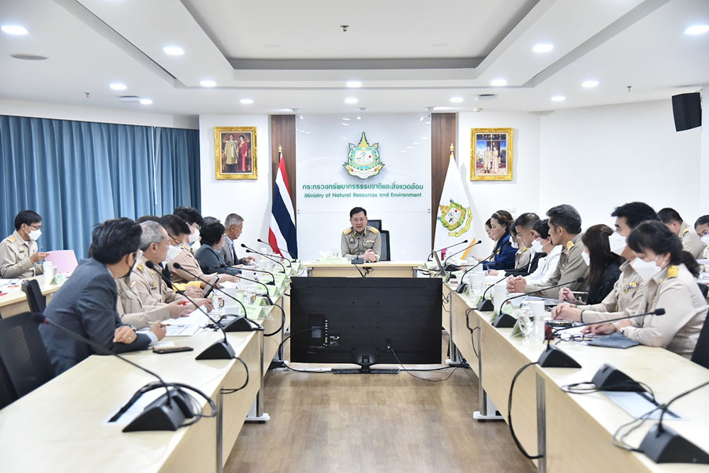 ภาพรวมการประชุม โดยมี นายจตุพร บุรุษพัฒน์ ปลัดกระทรวง ทส. เป็นประธานการประชุม ภาพรวมการประชุม โดยมี นายจตุพร บุรุษพัฒน์ ปลัดกระทรวง ทส. เป็นประธานการประชุม