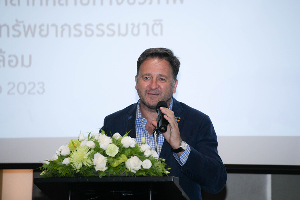 Mr. Renaud Meyer Resident Representative of United Nation Development Programme (UNDP) Thailand กล่าวเปิดการประชุม Mr. Renaud Meyer Resident Representative of United Nation Development Programme (UNDP) Thailand กล่าวเปิดการประชุม