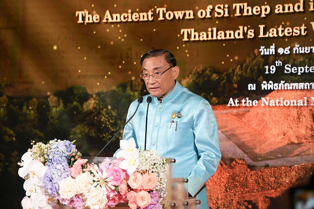 ายเสริมศักดิ์ พงษ์พานิช รัฐมนตรีว่าการกระทรวงวัฒนธรรม ร่วมแถลงข่าว