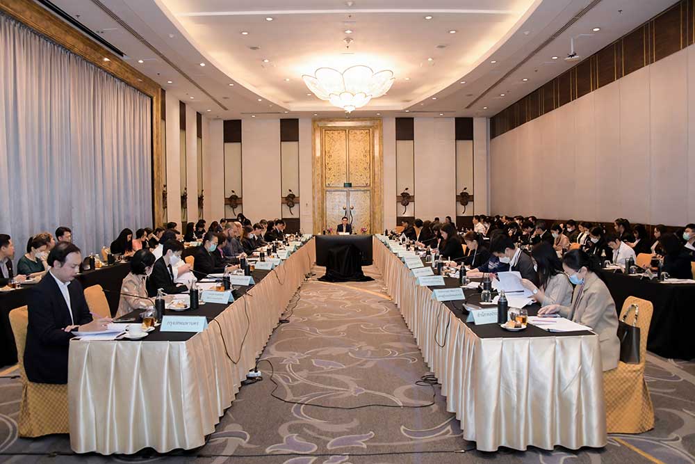 โดยมีผู้เข้าร่วมการประชุมทั้งจากหน่วยงานภาครัฐและภาคเอกชนที่เกี่ยวข้องรวมทั้งสิ้น จำนวน 80 คน โดยมีผู้เข้าร่วมการประชุมทั้งจากหน่วยงานภาครัฐและภาคเอกชนที่เกี่ยวข้องรวมทั้งสิ้น จำนวน 80 คน