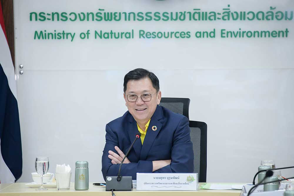 นายจตุพร บุรุษพัฒน์ ปลัดกระทรวงทรัพยากรธรรมชาติและสิ่งแวดล้อม (ปกท.ทส.) เป็นประธาน นายจตุพร บุรุษพัฒน์ ปลัดกระทรวงทรัพยากรธรรมชาติและสิ่งแวดล้อม (ปกท.ทส.) เป็นประธาน