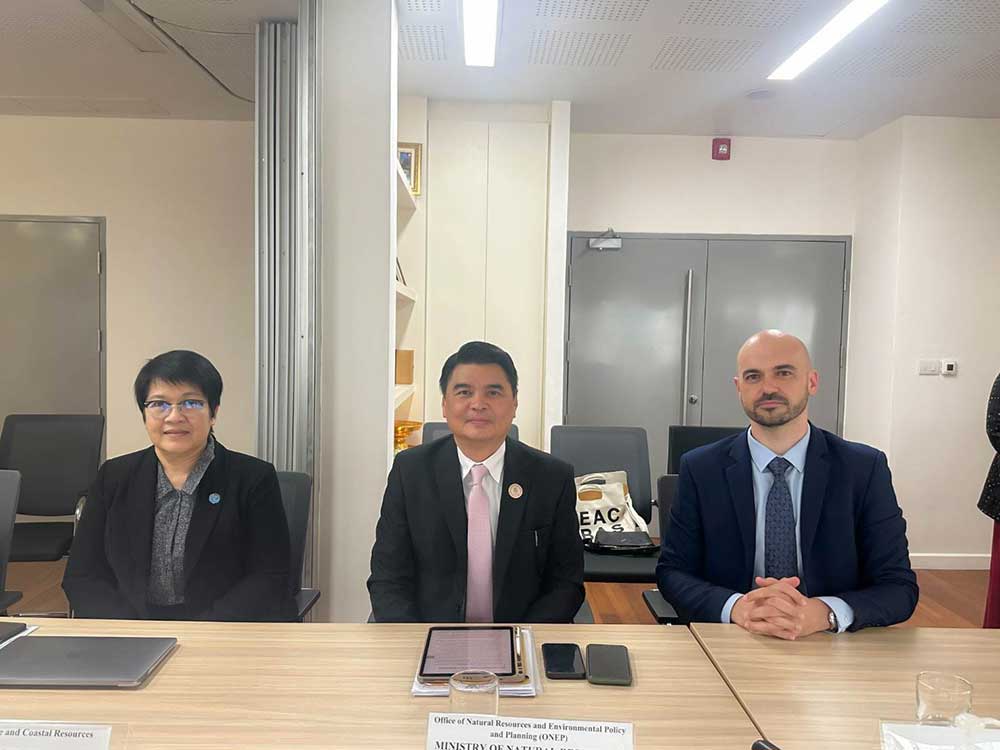 นายจิรวัฒน์ ระติสุนทร รองเลขาธิการ สผ. เข้าร่วมหารือเกี่ยวกับการประชุม The Third United Nations Ocean Conference (UNOC-3) นายจิรวัฒน์ ระติสุนทร รองเลขาธิการ สผ. เข้าร่วมหารือเกี่ยวกับการประชุม The Third United Nations Ocean Conference (UNOC-3)