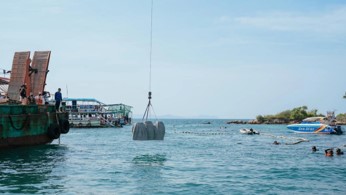 การสร้างบ้านปะการัง เพื่อฟื้นฟูระบบนิเวศ