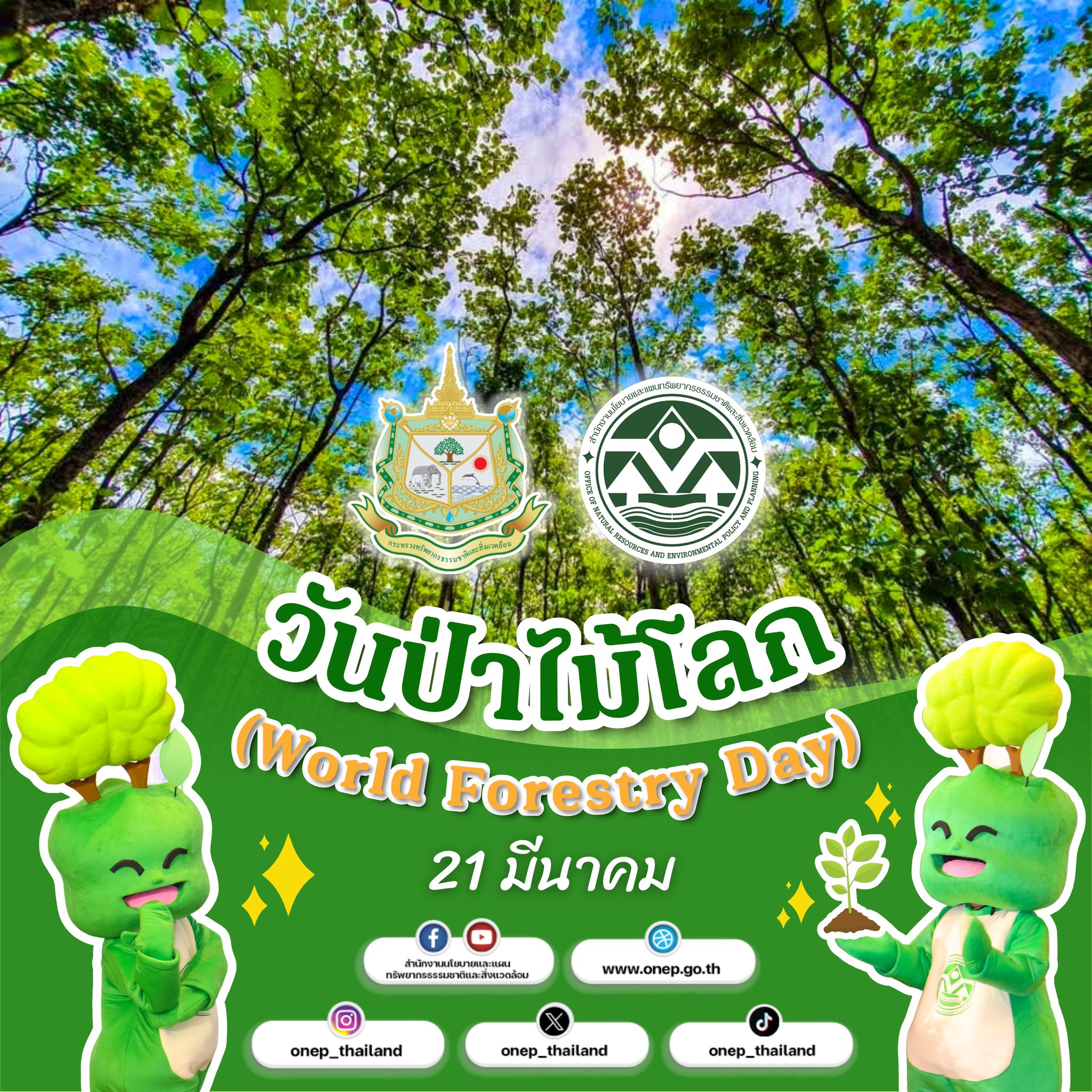 21 มีนาคม วันป่าไม้โลก (World Forestry Day) 21 มีนาคม วันป่าไม้โลก (World Forestry Day)
