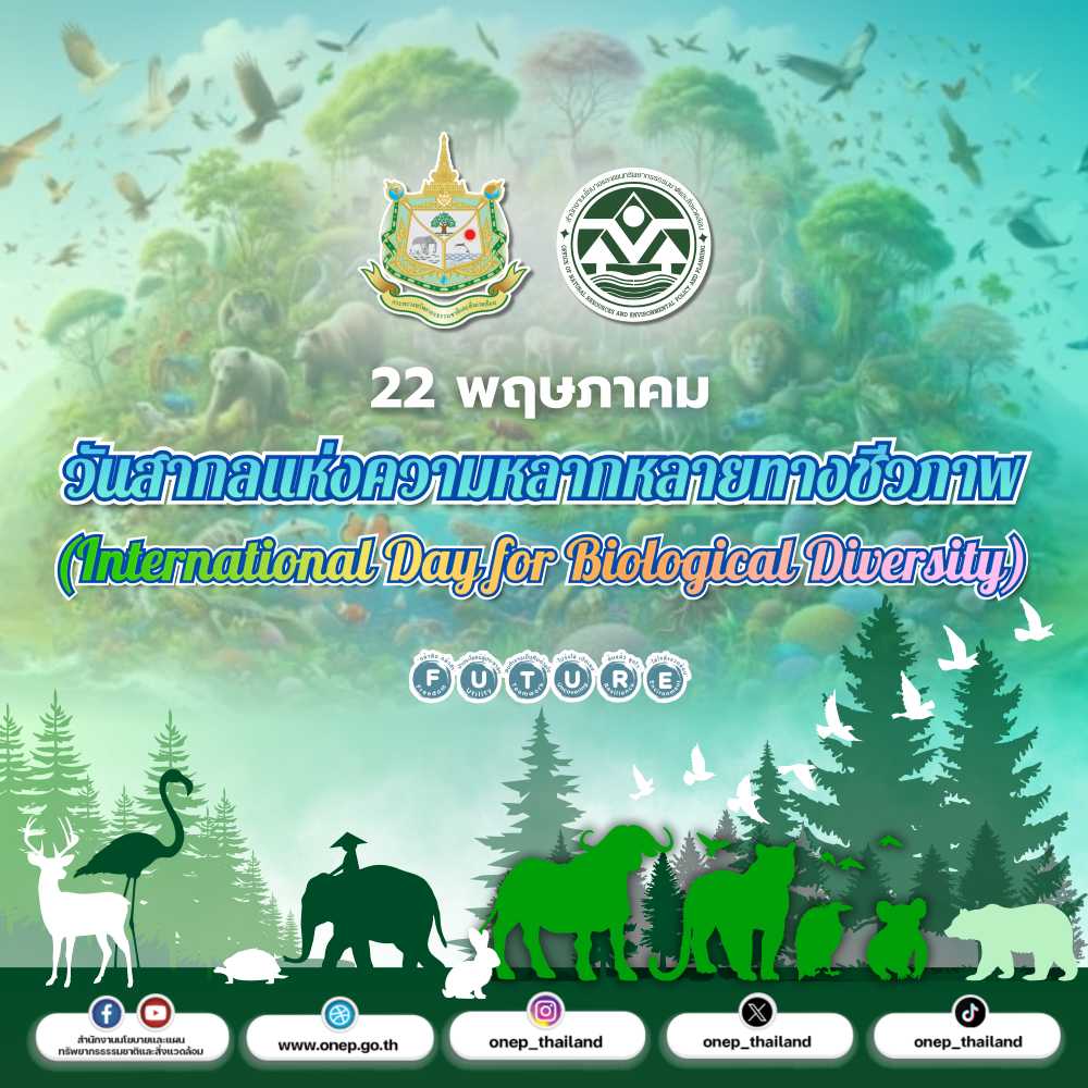 22 พฤษภาคม วันสากลแห่งความหลากหลายทางชีวภาพ (International Day for Biological Diversity ; IDB) 22 พฤษภาคม วันสากลแห่งความหลากหลายทางชีวภาพ (International Day for Biological Diversity ; IDB)