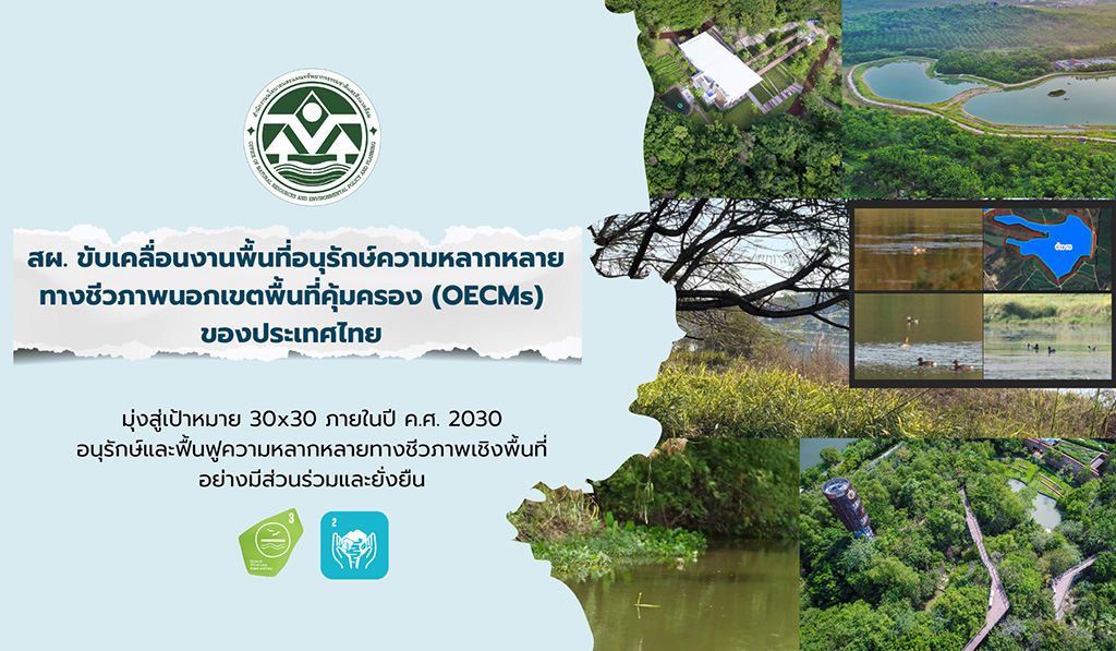 สผ. ขับเคลื่อนงานพื้นที่อนุรักษ์ความหลากหลายทางชีวภาพนอกเขตพื้นที่คุ้มครอง (OECMs) ของประเทศไทย
