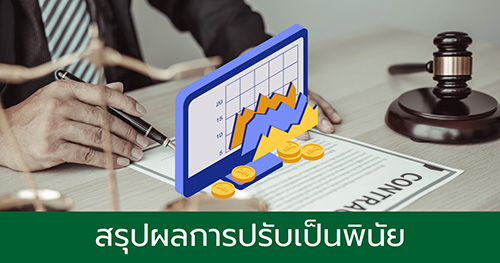 สรุปผลการปรับเป็นพินัย
